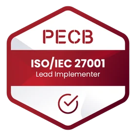 PECB ISO/IEC 27001 Lead Implementer badge